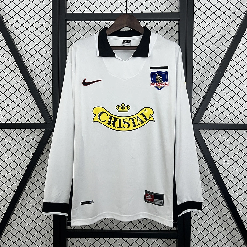 Retro 1997-98 Colo Colo Home long sleeve Football jersey retro