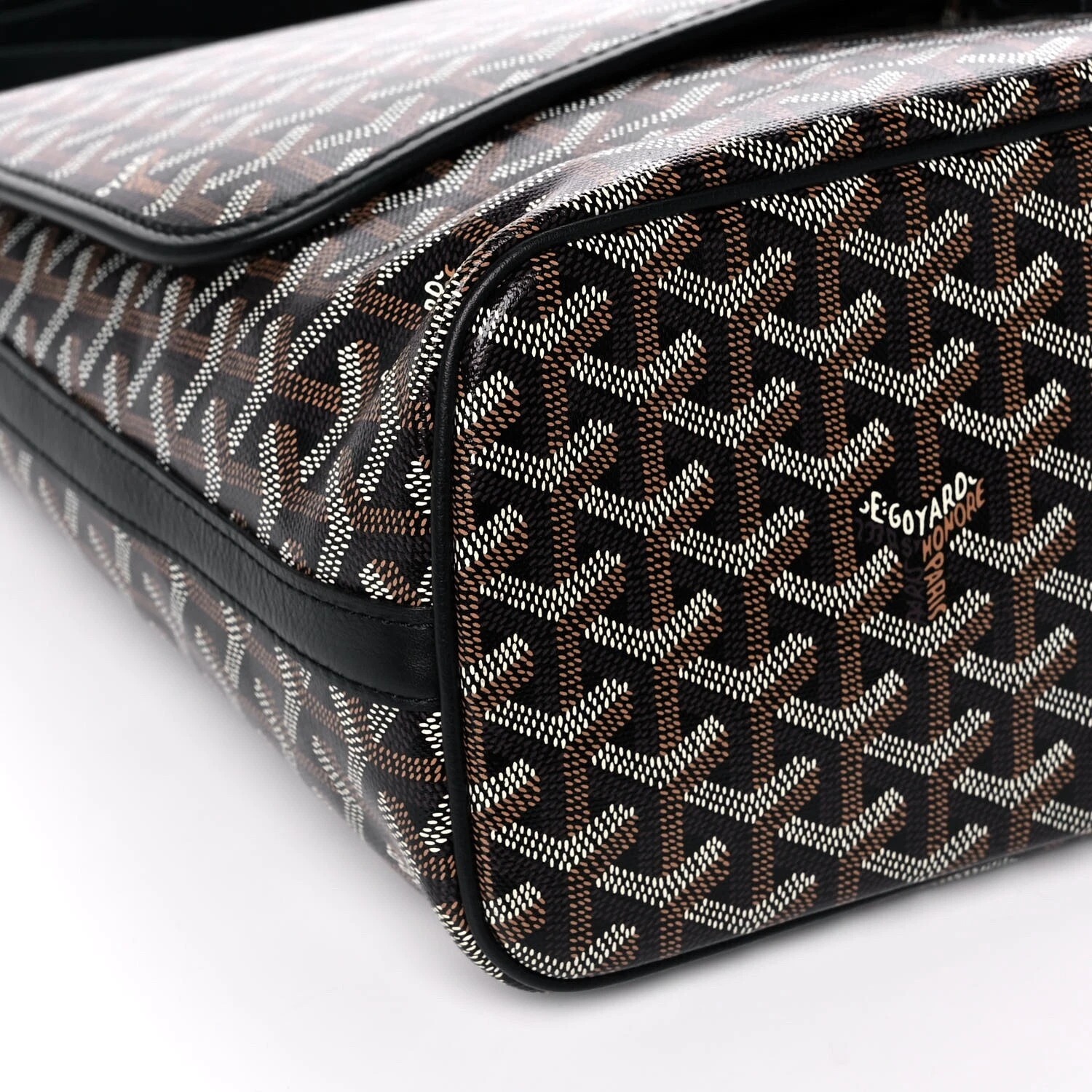 Goyard Capetien Bag Black 39cm/15.4in