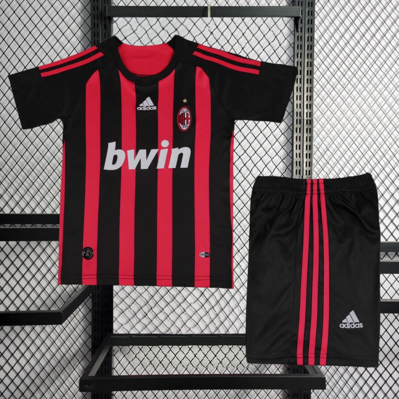 Retro KIDS 2008-09 KIDS AC Milan Home Football jersey retro