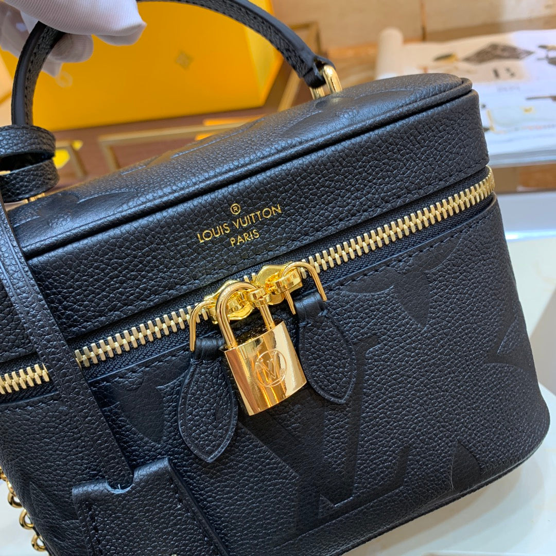 Louis Vuitton Vanity Pm Black 19cm/7.5in