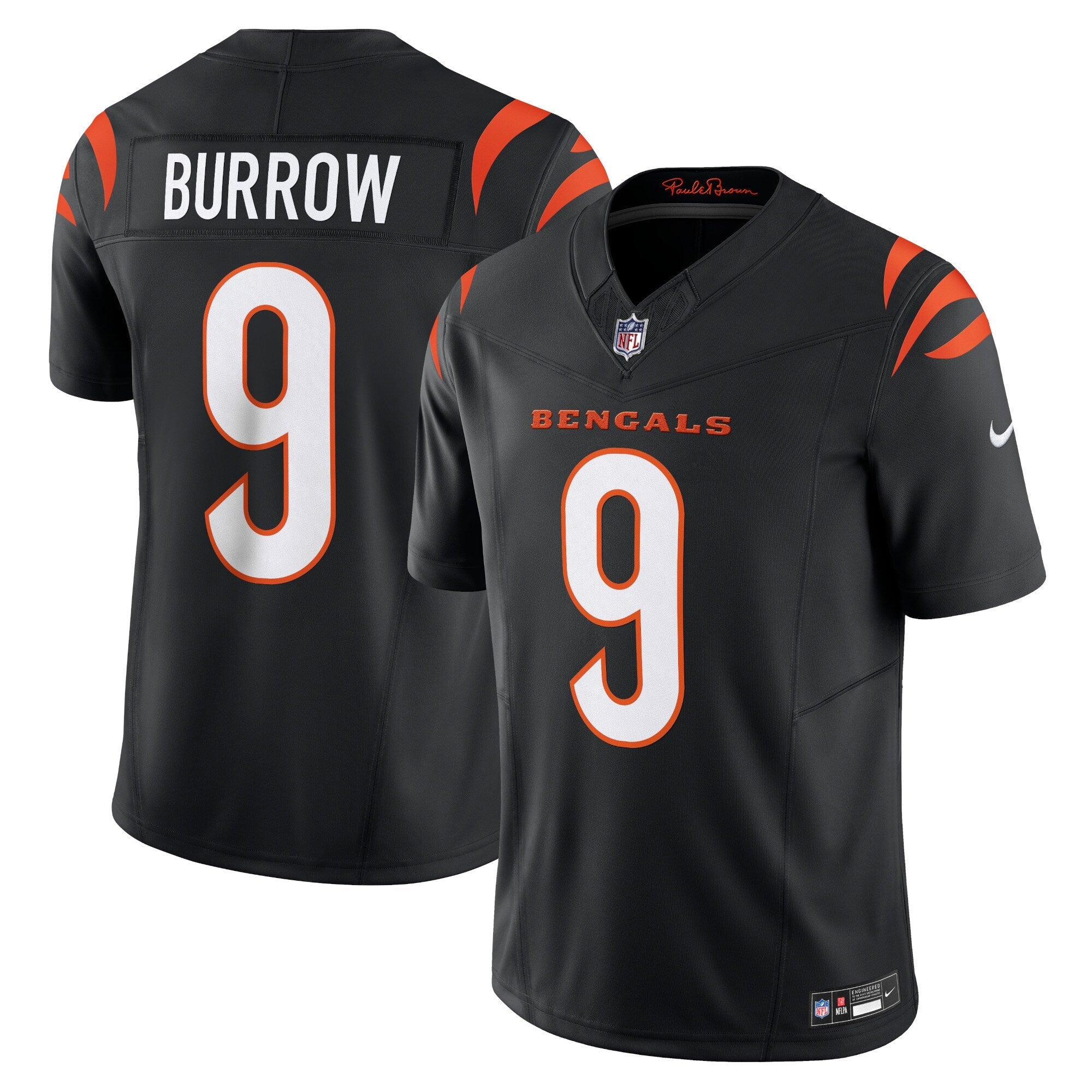Joe Burrow Cincinnati Bengals Nike Vapor F.U.S.E. Limited Jersey - Black
