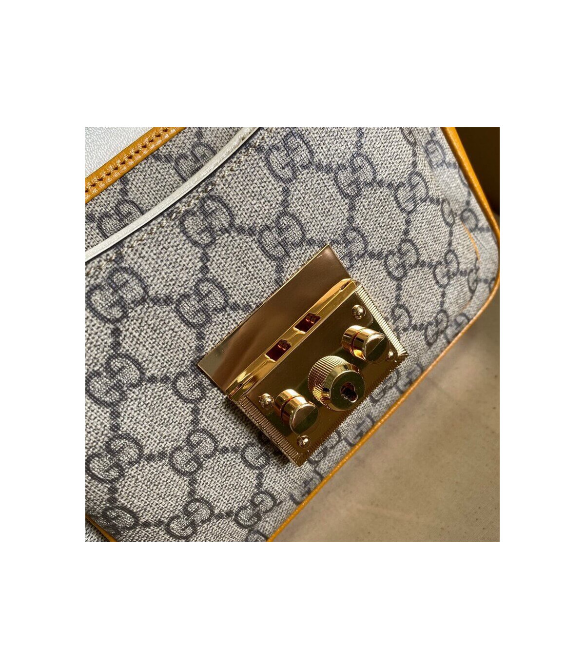 Gucci Padlock Mini Bag White