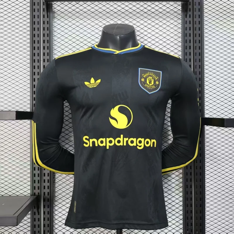 2025/2026 Premier League Manchester United Team Away Football Jersey Player Version