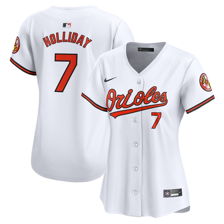 Jackson Holliday Baltimore Orioles Women's Home Limited Player Jersey White