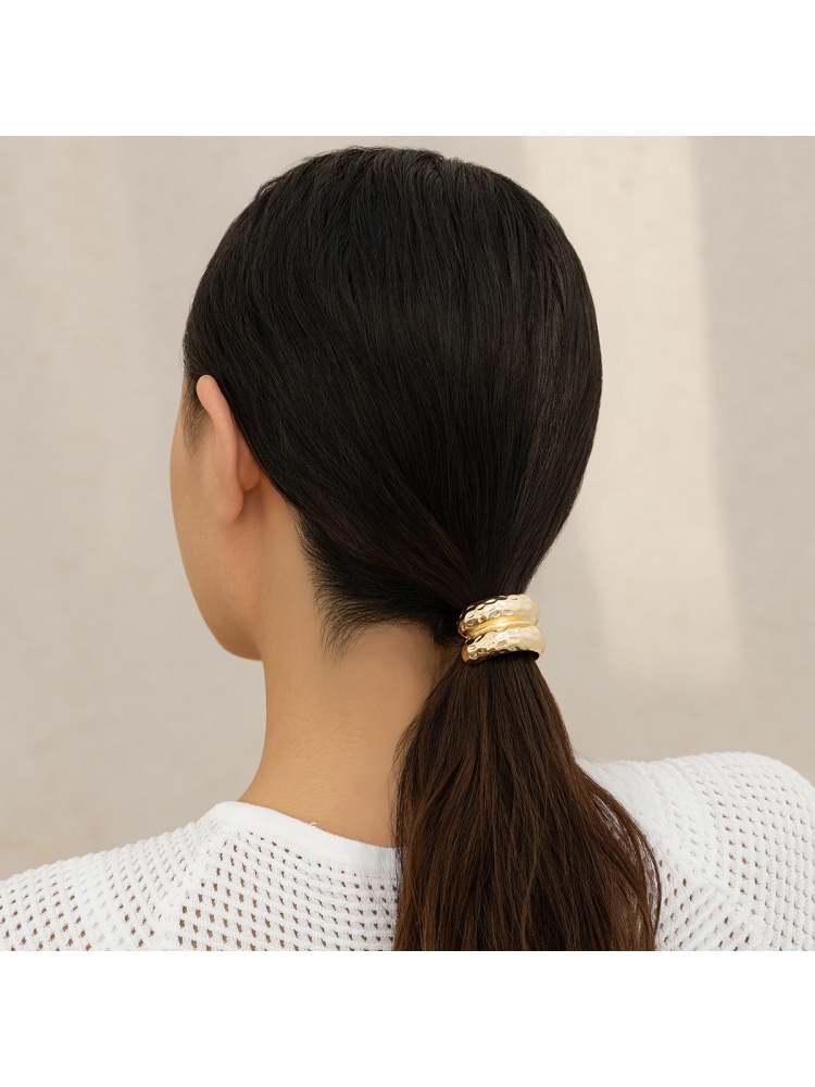 Geometric Alloy Annular Hair Accessories