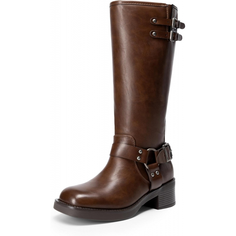 Women's Knee High Boots Combat Boots Goth Boot