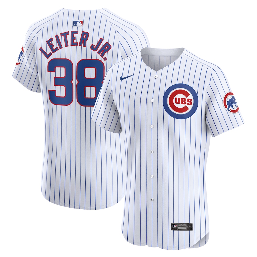 Mark Leiter Jr. Chicago Cubs Home Elite Player Jersey White