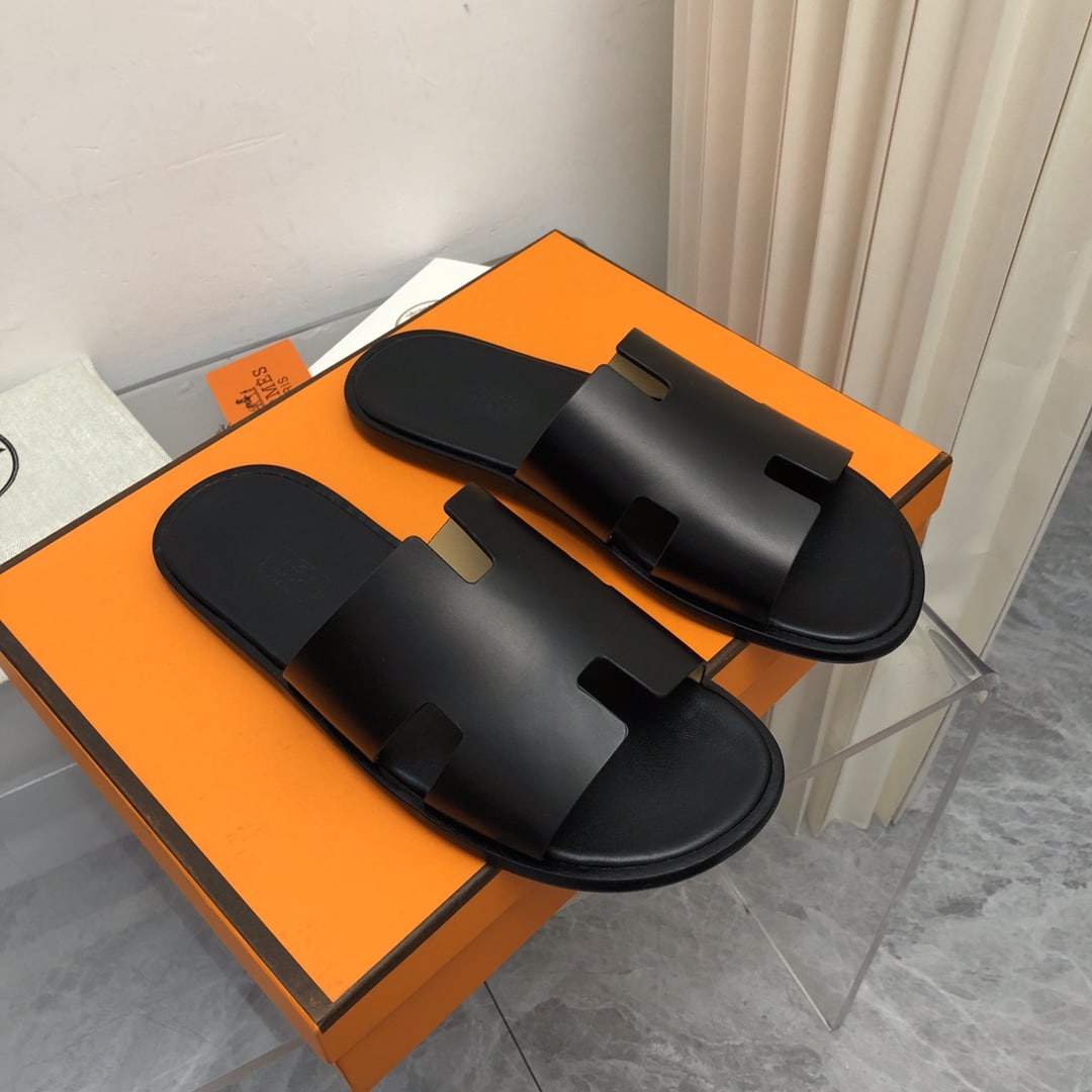 Hermes Izmir Sandal Black H041141Zh01390