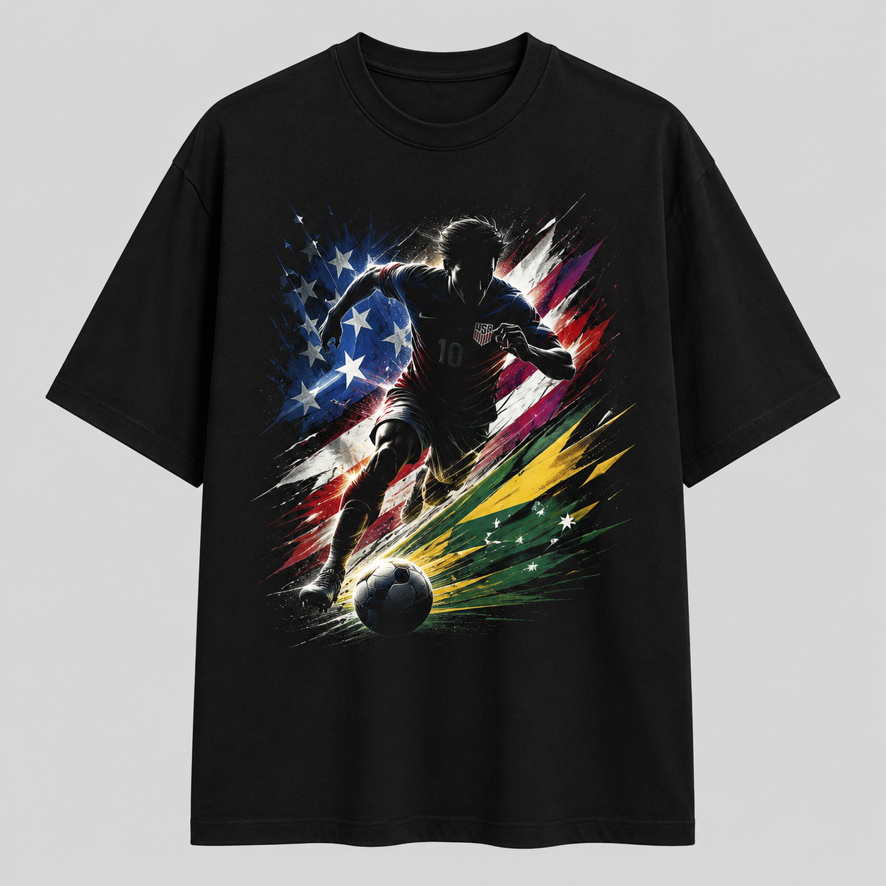 Unisex Loose Fit T-Shirt 100% Cotton Soft Comfortable Summer Casual Printed Top