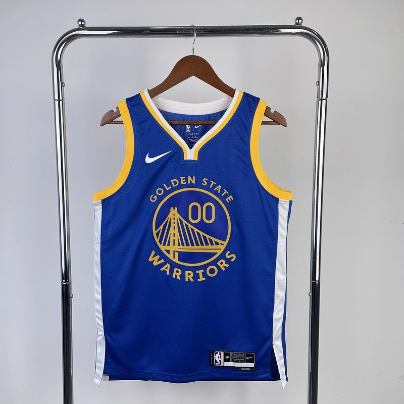 2023 NBA Golden State Warriors 00 KUMINGA Basketball Jersey