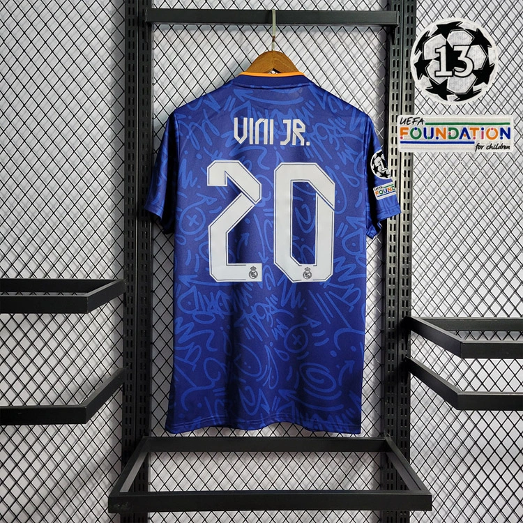 Retro 2021-22 Real Madrid Away  Benzema vini jr.  Casemiro KROOS MODRIC Football jersey