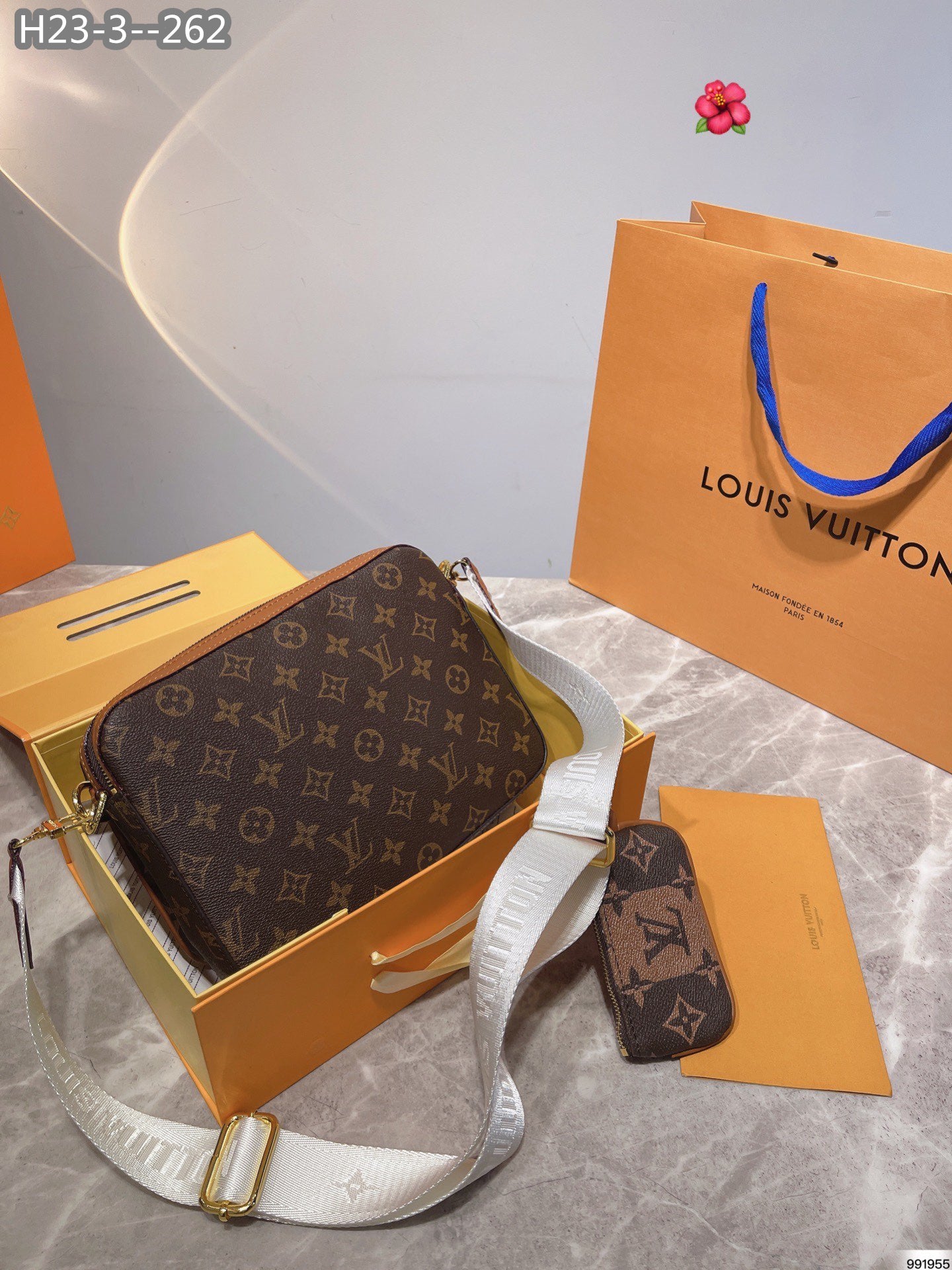 Louis Vuitton Trio Messenger Brown 25Cm M45965