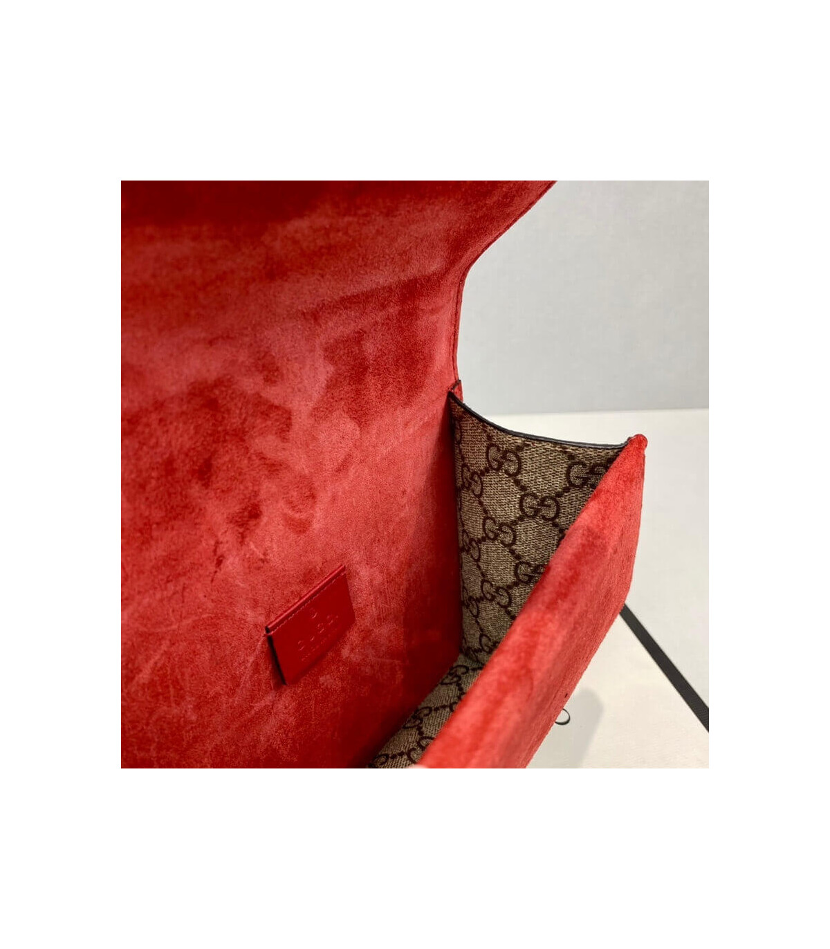 Gucci Dionysus GG Supreme Mini Bag Red 20cm