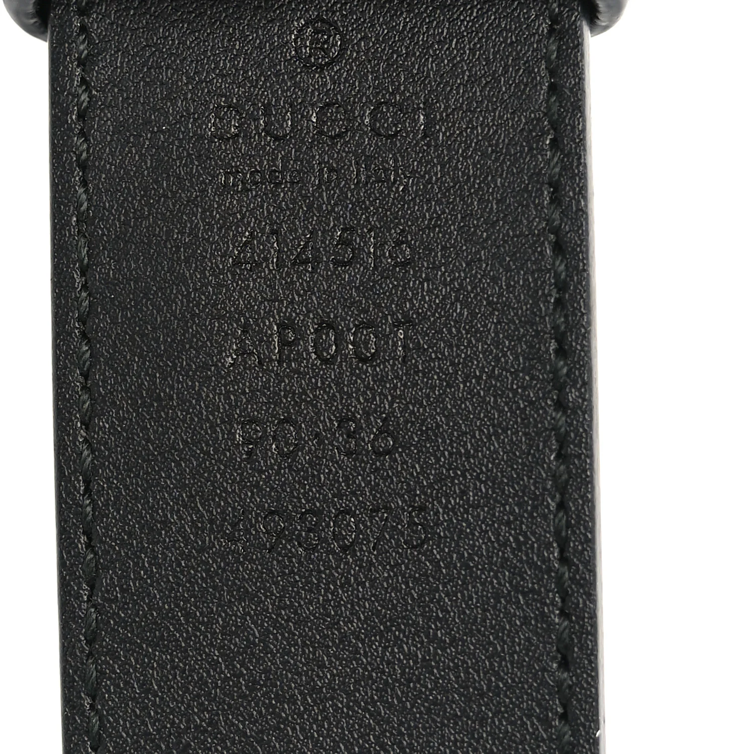 Calfskin Double G 30mm Belt 90 36 Black