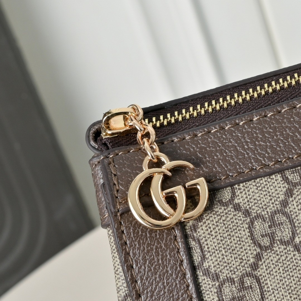 Gucci Ophidia Medium Tote Bag Beige Ebony 33Cm 524537 K05NB 8745