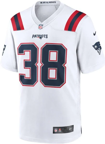 Nike Men's Rhamondre Stevenson New England Patriots Game Player Jersey