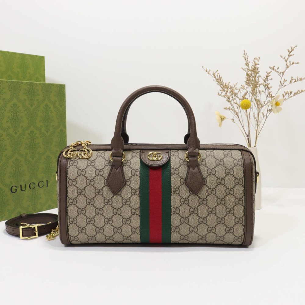 Gucci Ophidia GG Canvas Medium Top Handle Shoulder Bag 32cm/12.6in