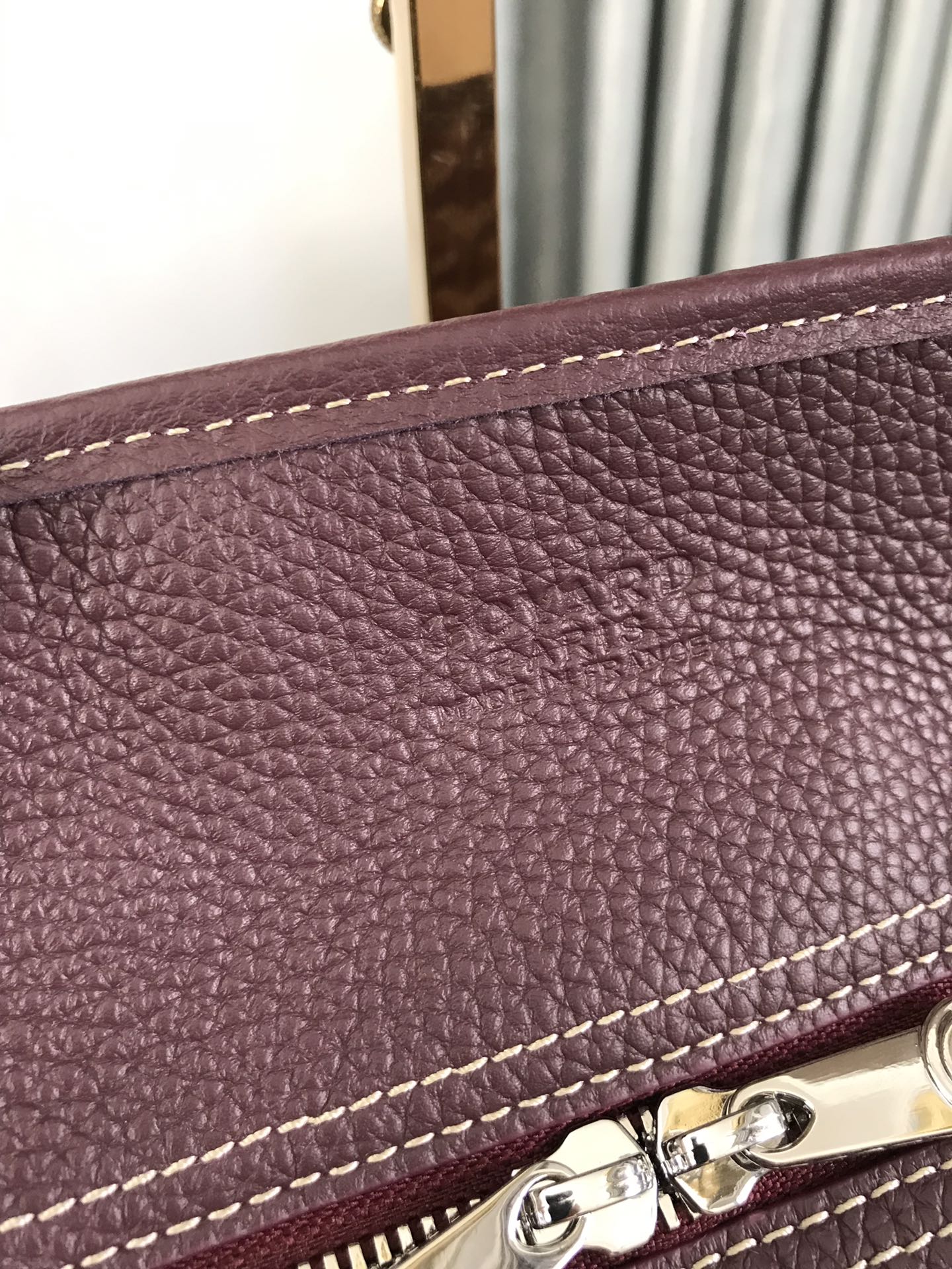 Goyard Hardy Pm Bag 40 Cm Brown Goyardine Canvas And Taurillon Leather Trim