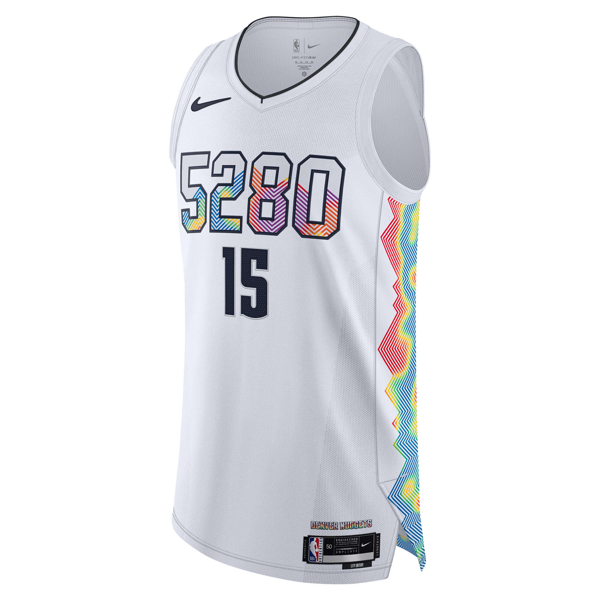 Men's Denver Nuggets Nikola Jokic White 2024/25  Player Jersey - City Edition