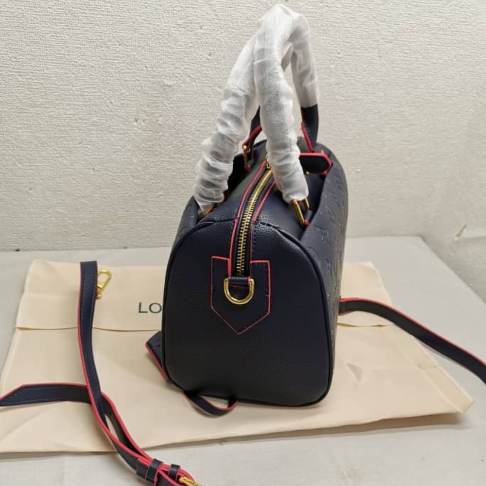 Louis Vuitton Speedy Bandoulière 25 In Monogram Empreinte Navy 25Cm M43501