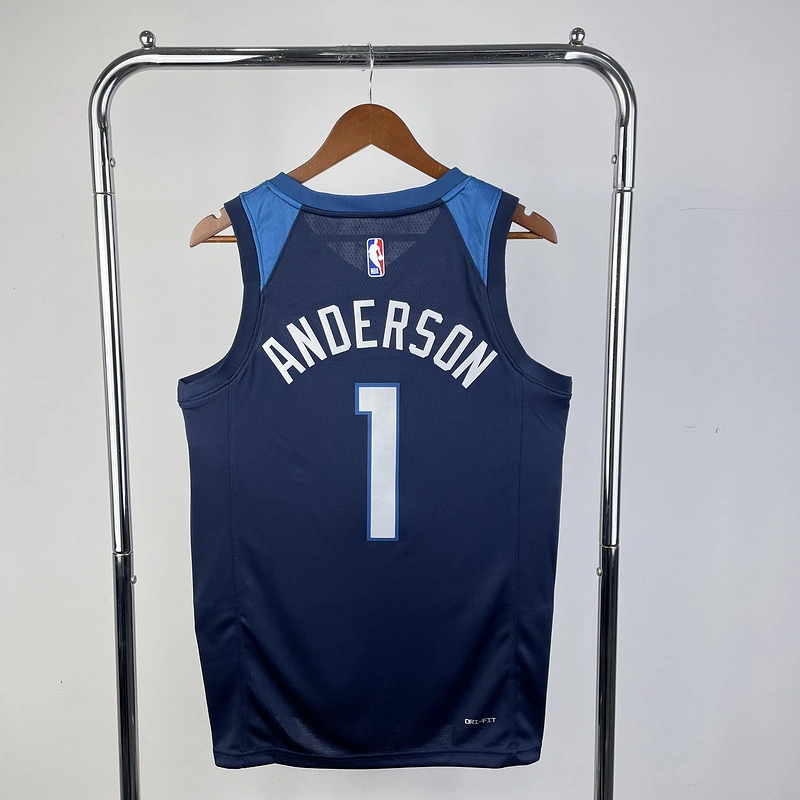2023 NBA Minnesota Timberwolves 1 Anderson Basketball Jersey