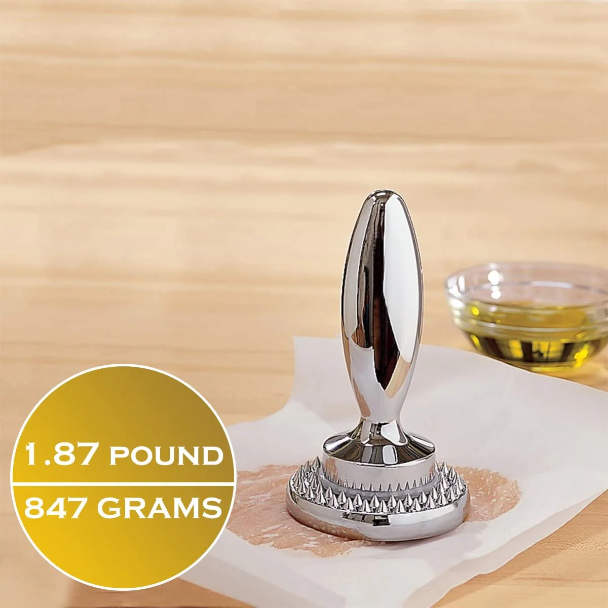 Meat Tenderizer & Pounder Dual Sided