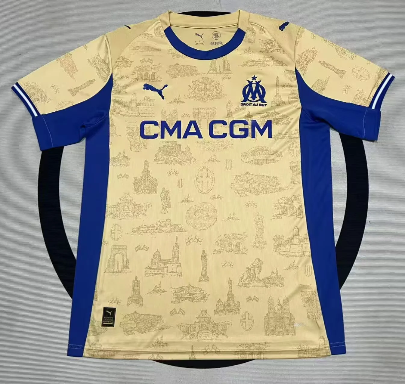 2025-26  Marseille Three away jerseys
