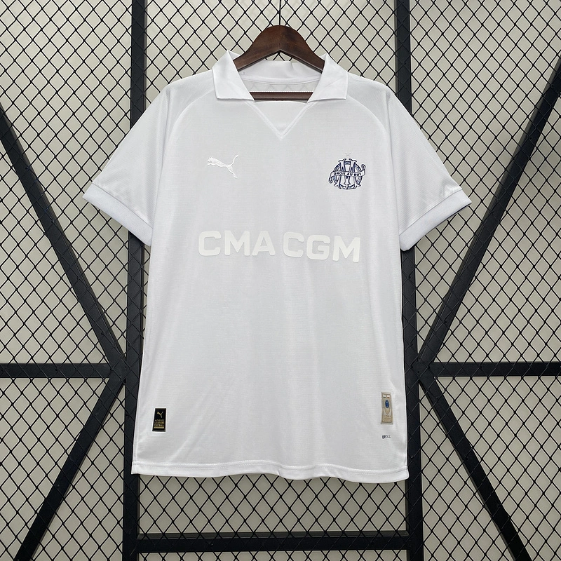 2024-25 Marseille OM 125th Anniversary White Football jersey