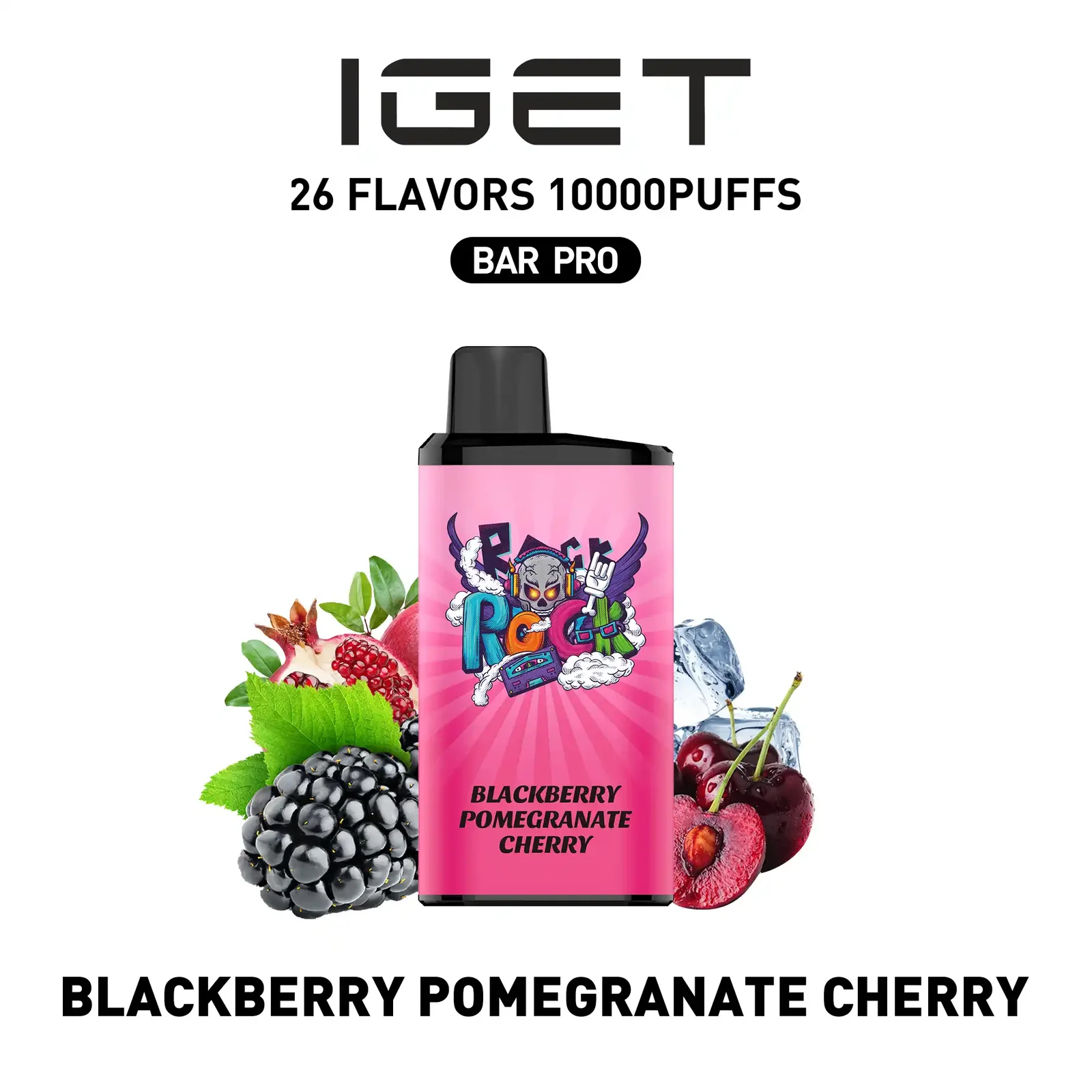 IGET Bar Pro-- Ultra-high puff count, wide range of flavors 10 000 Puffs！