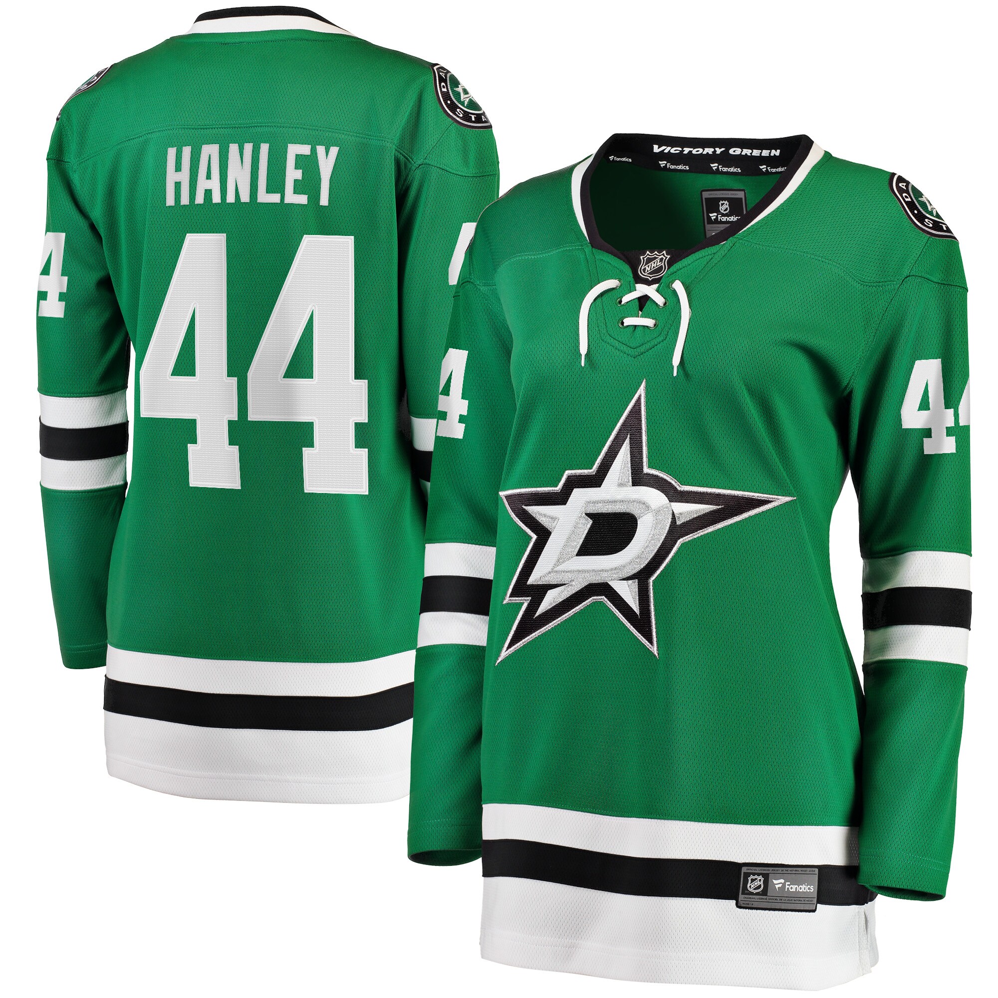 Joel Hanley Dallas Stars Fanatics Women’s Home Breakaway Player Jersey – Kelly Green