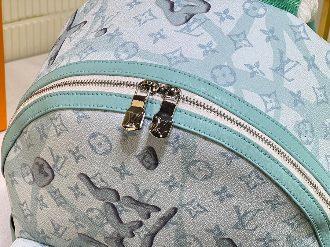 Louis Vuitton Discovery Backpack Crystal Blue 38Cm M22519