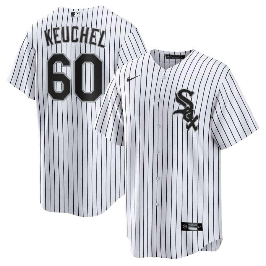 Dallas Keuchel Chicago White Sox Home Player Jersey White/Black