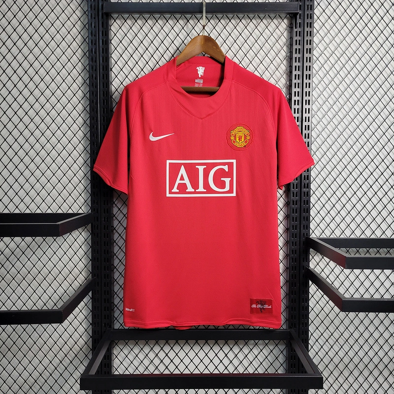 Retro 2007-09 Manchester United Home Football jersey retro