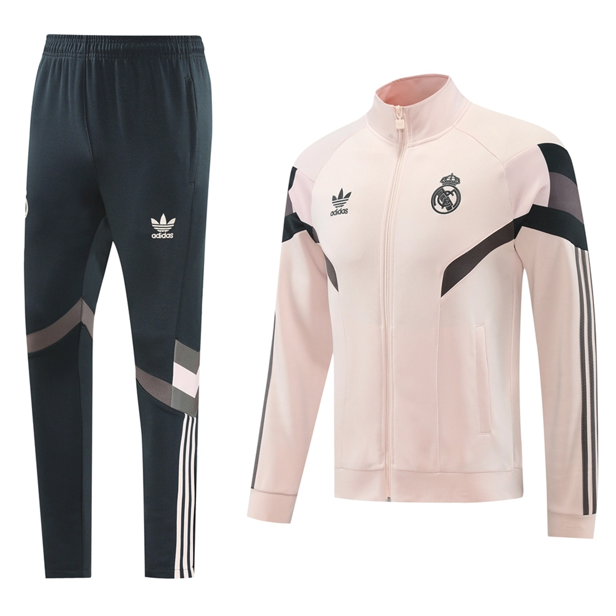 2024-25 Real Madrid 06 Light Pink Jacket Set