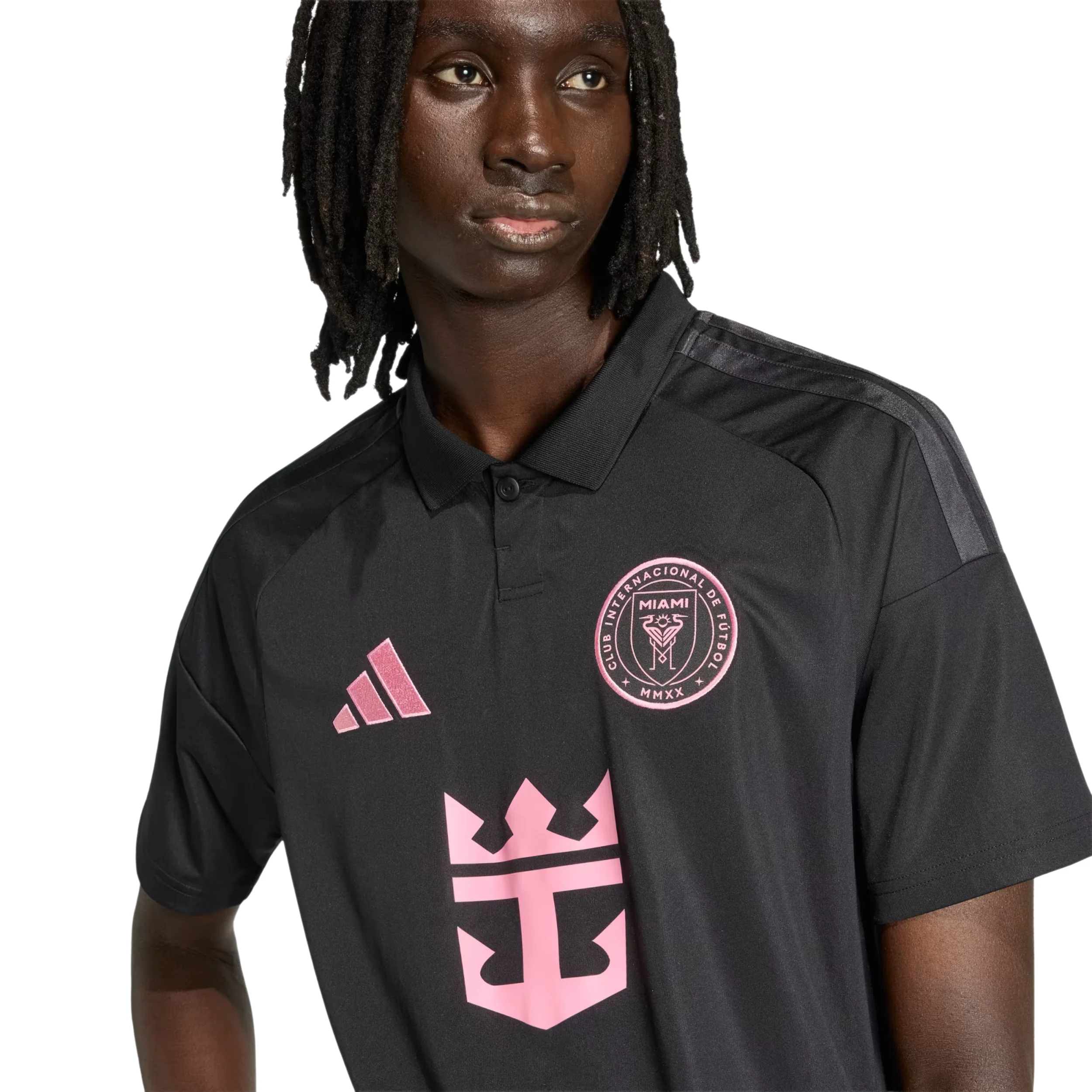 adidas Men's Lionel Messi Inter Miami CF 26/27 Away Jersey (Black/Pink)