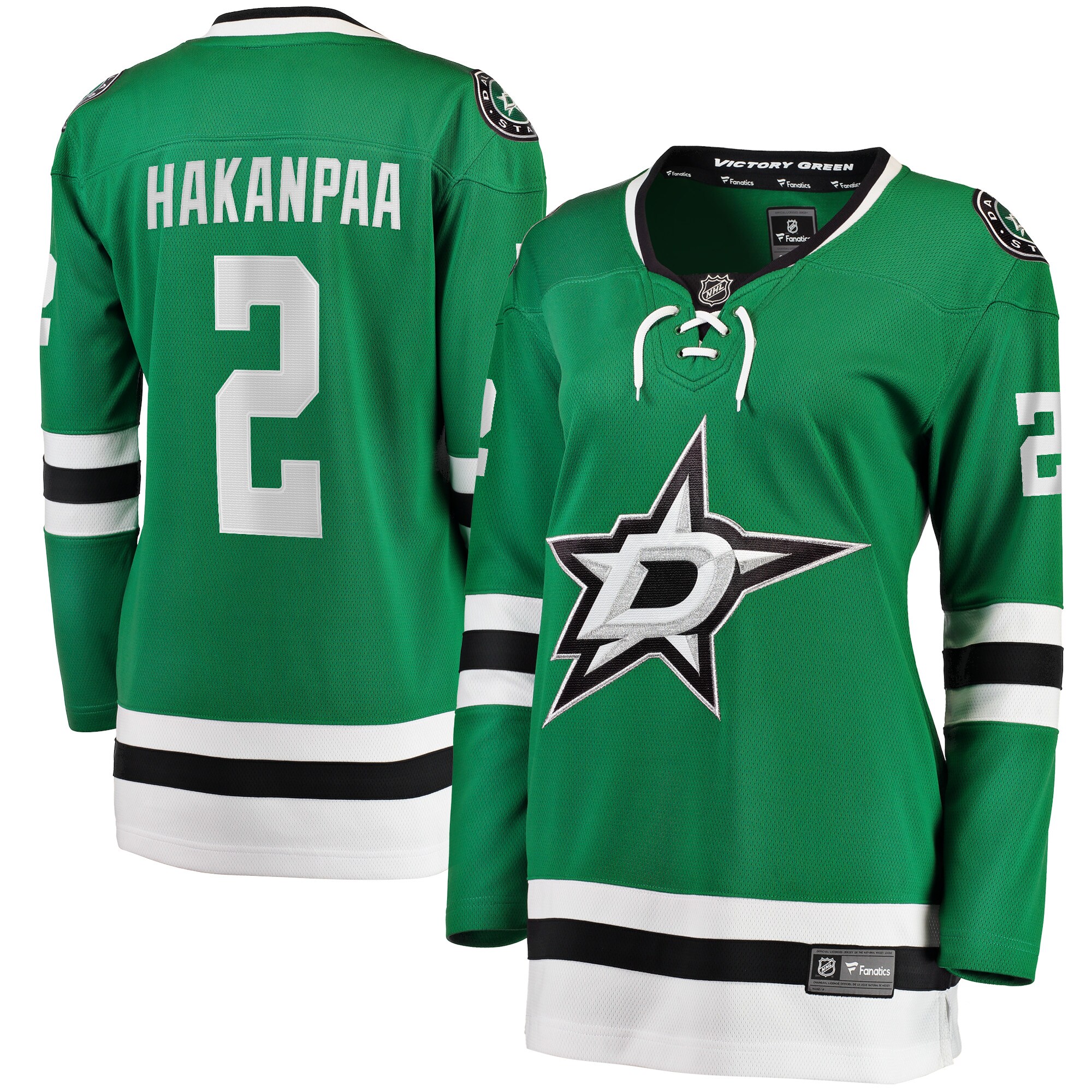 Jani Hakanpaa Dallas Stars Fanatics Women’s Home Breakaway Player Jersey – Kelly Green