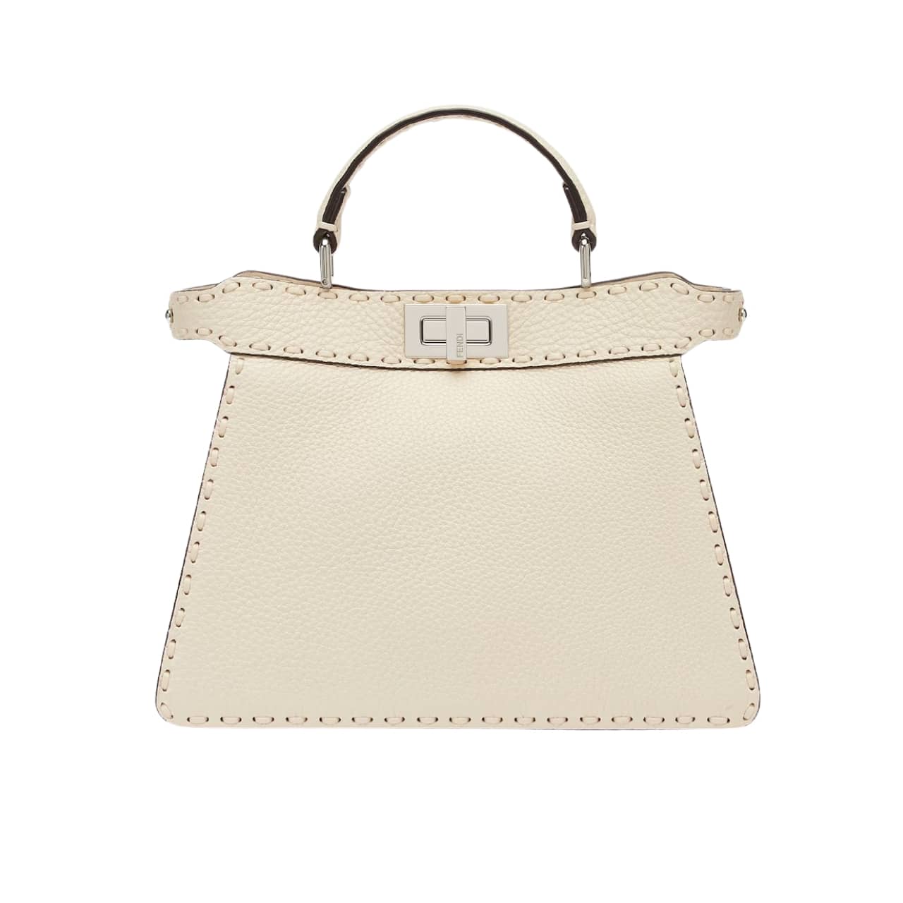 Fendi Peekaboo Iseeu Petite Selleria Bag Beige 27Cm