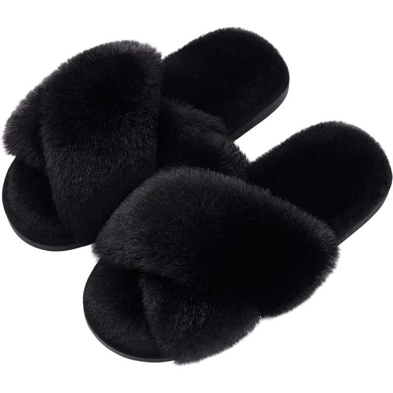 Women's Fuzzy Slippers