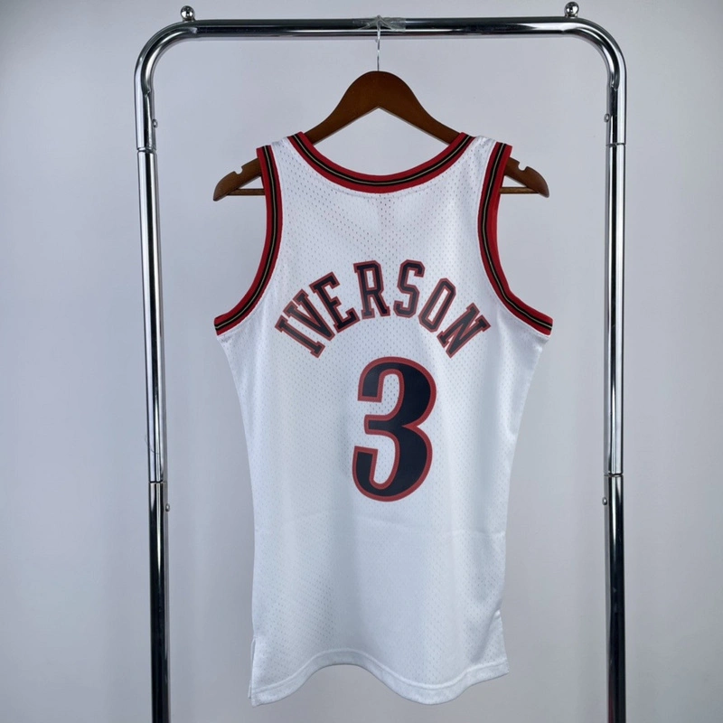 NBA Philadelphia 76ers 3 IVERSON Basketball Jersey