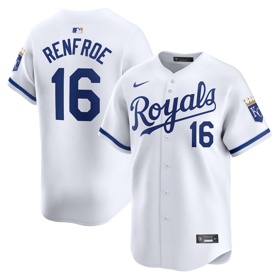 Hunter Renfroe Kansas City Royals Home Limited Player Jersey  White