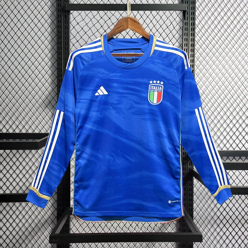 2023-24 Italy home Long sleeve VERRATTI BARELLA ADRIAN VERRATTI DEL PIRO Football jersey