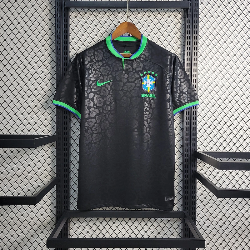 2022-23 Brazil black leopard national team  VINI JP PAPHINHA CUNHA NAYMAR JR L.PAQUETA Football jersey
