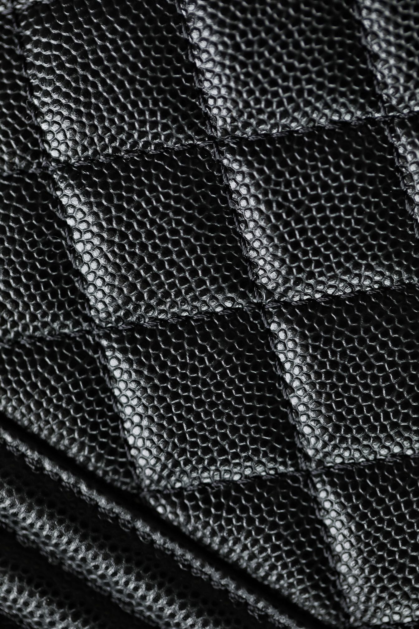 Chanel Medium Boy Quilted Gold Chain Black 25Cm