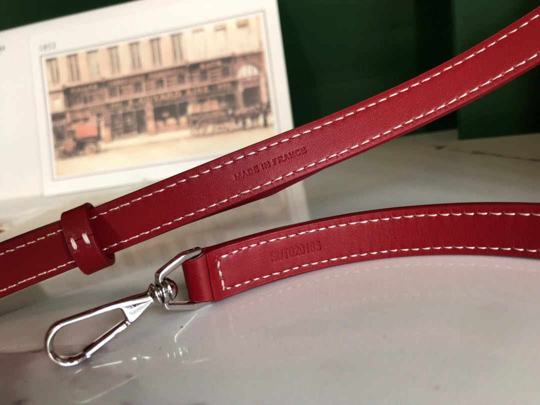 Goyard Muse Vanity Case 20 Cm Classic Red Goyardine Canvas