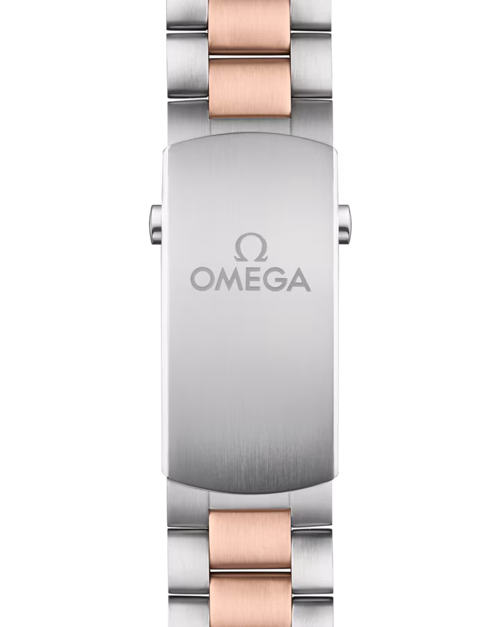 Omega Seamaster Planet Ocean 600M 45.5mm Blue Dial Stainless Steel and Sedna™ 18k Rose Gold Bracelet 215.20.46.51.03.001