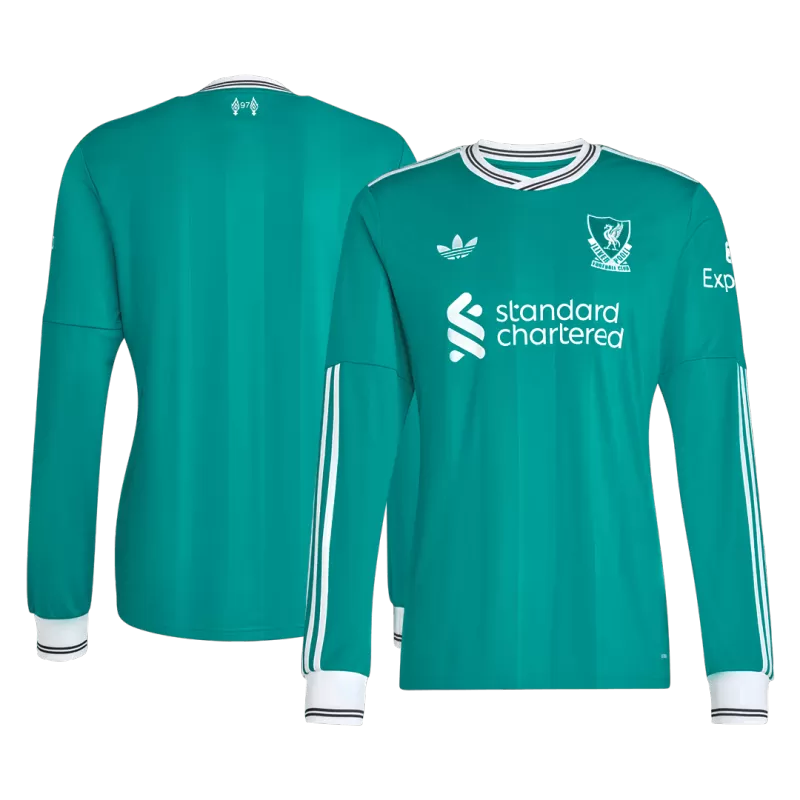 Liverpool Third Away Long Sleeve Soccer Jersey 2025/26