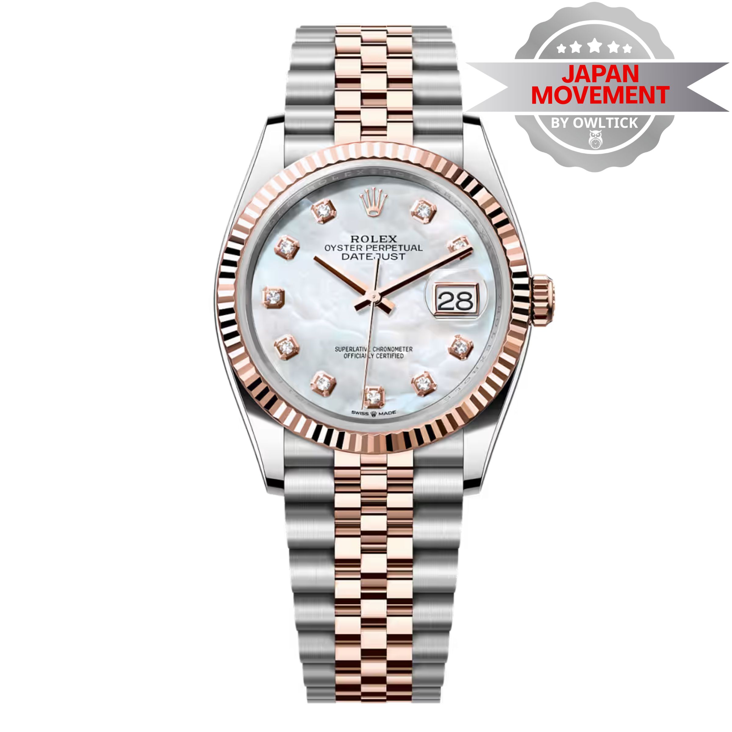 [Superclone] Rolex Datejust 36mm Mother-of-Pearl Dial Jubilee 126231