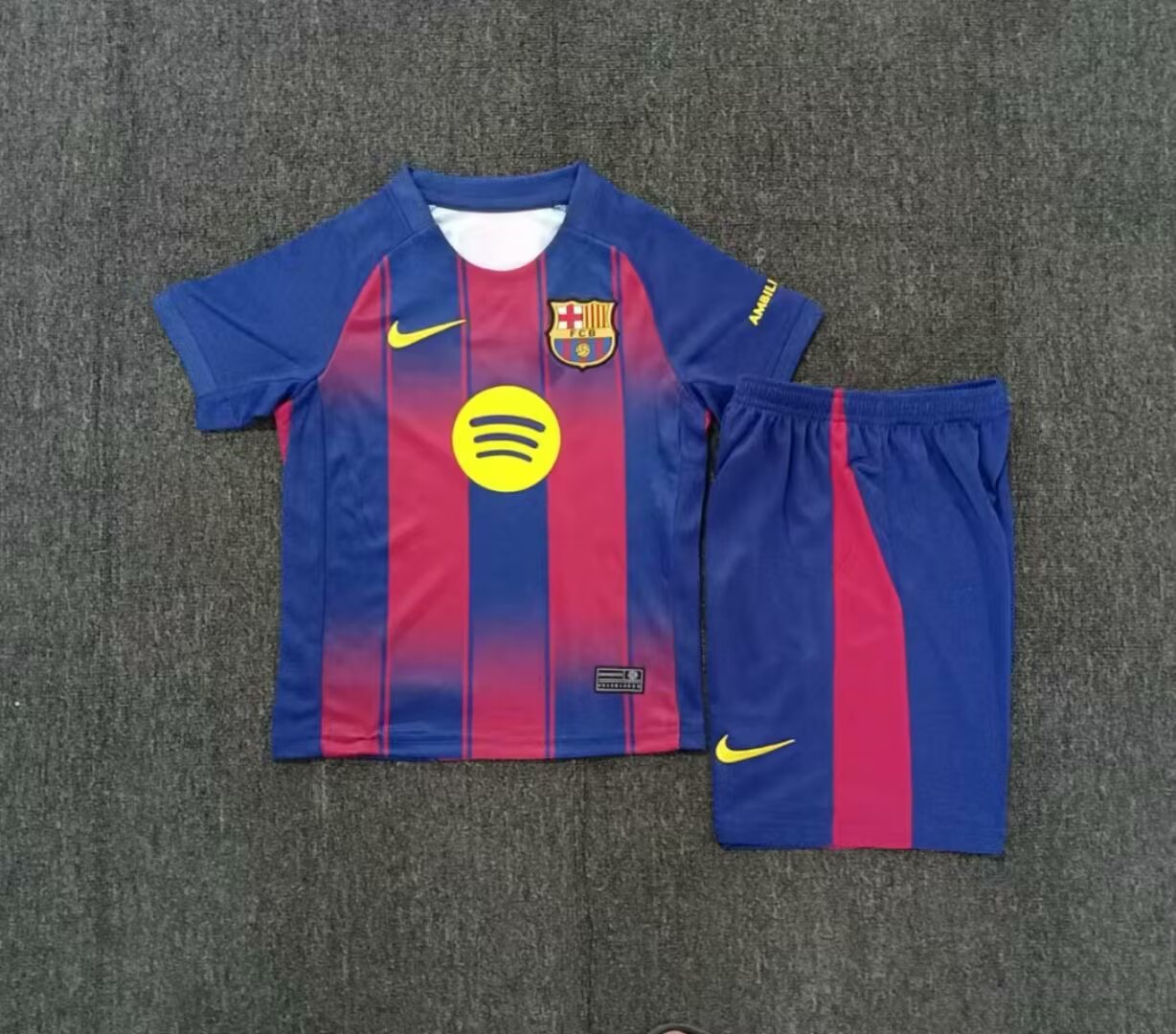 2025/2026 Kids Size Barcelona Home Football Shirt 1:1 Thai Quality