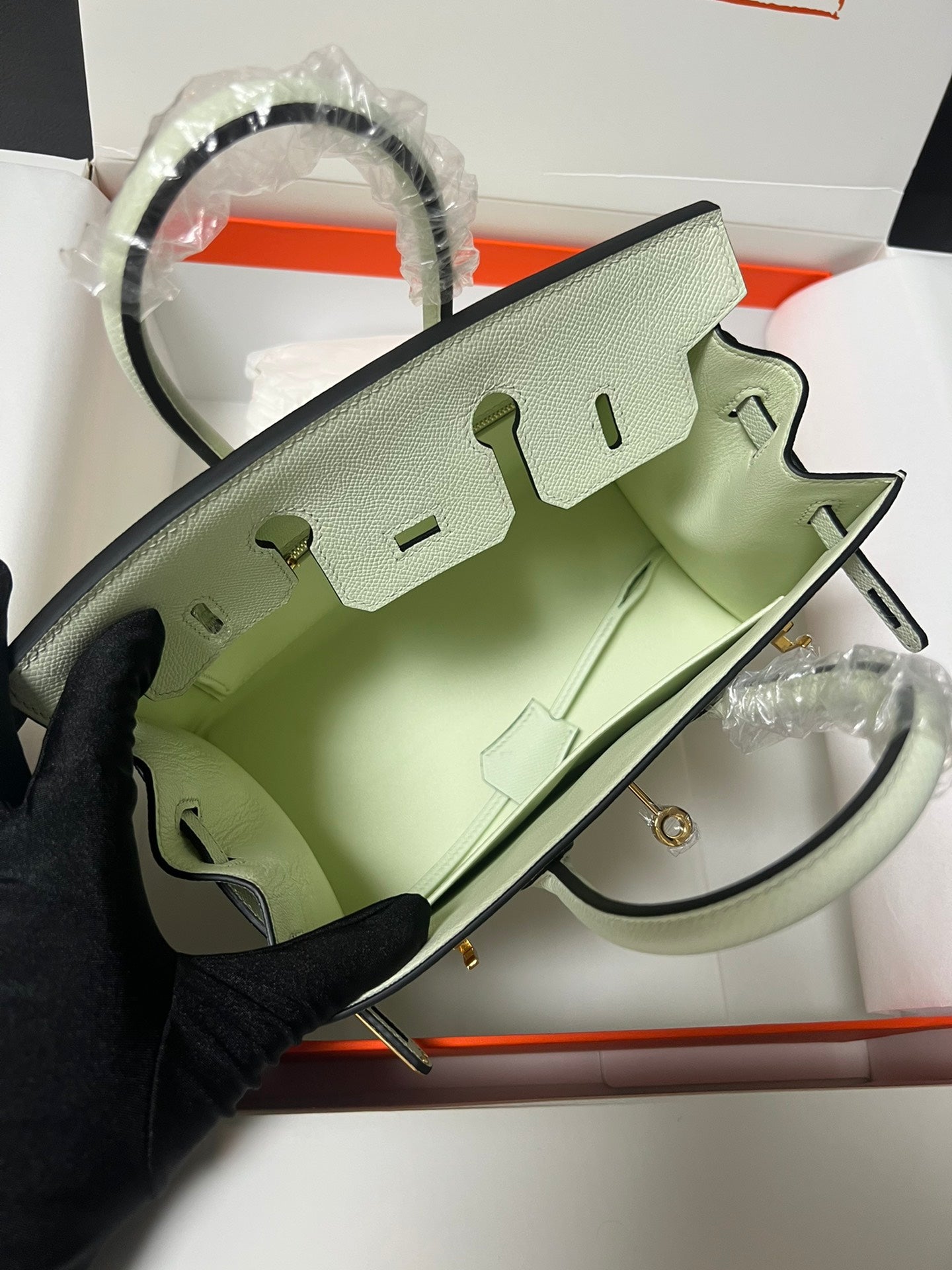 Hermes Birkin Sellier Vert Fizz Epsom Leather Gold Hardware