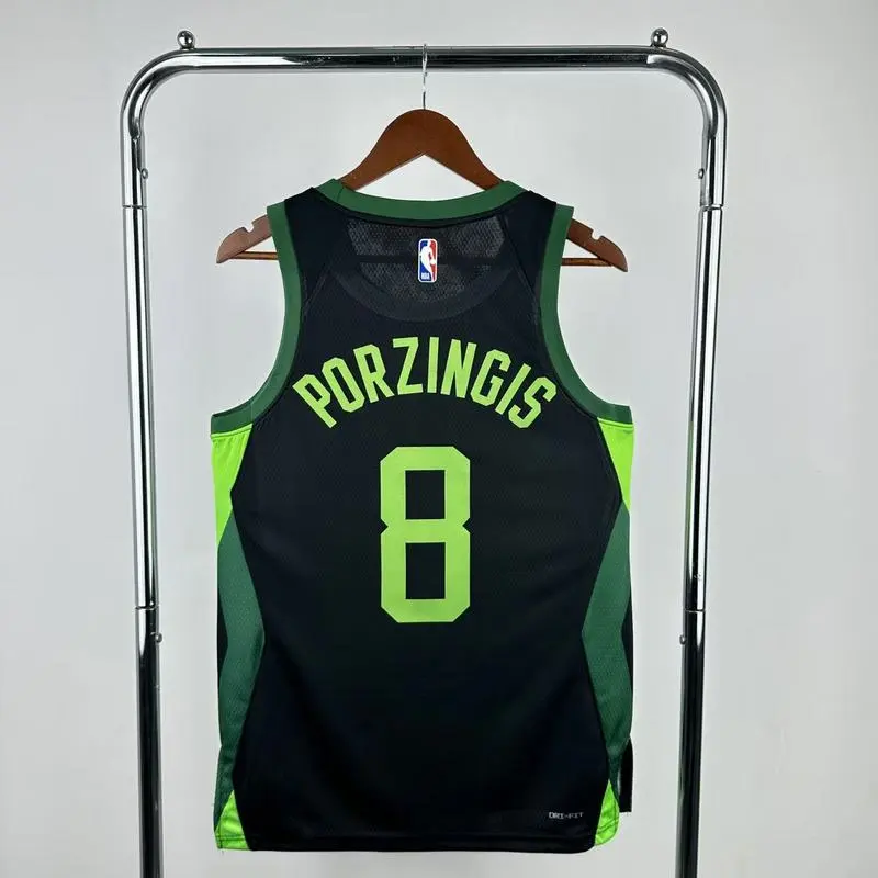 2025 NBA Boston Celtics 8 PORZINGIS Basketball Jersey